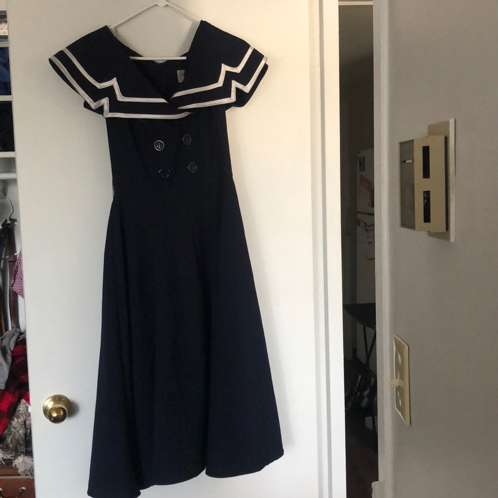 Bettie Page sailor dress